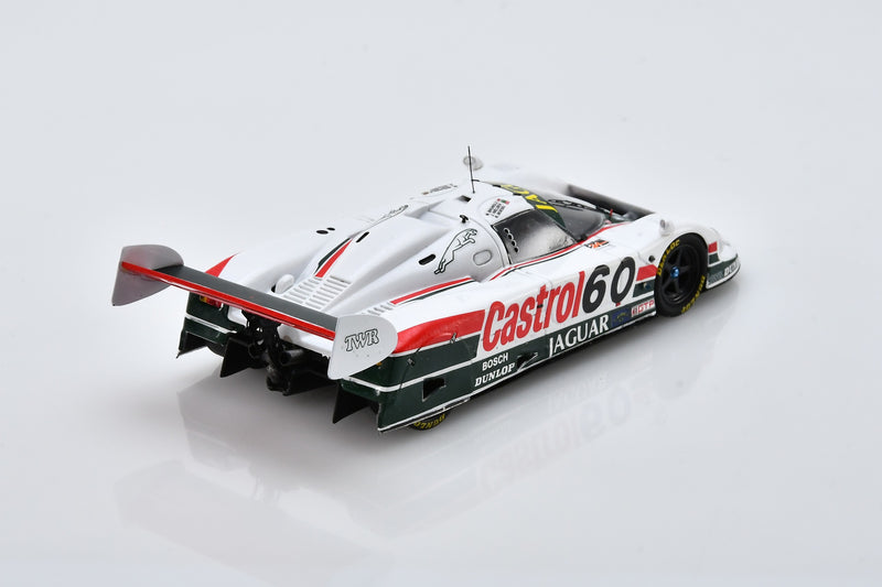 1:43 scale model Jaguar XJR-9 (1988 Daytona 24 Hours Winner) by Spark | Rear Quarter View