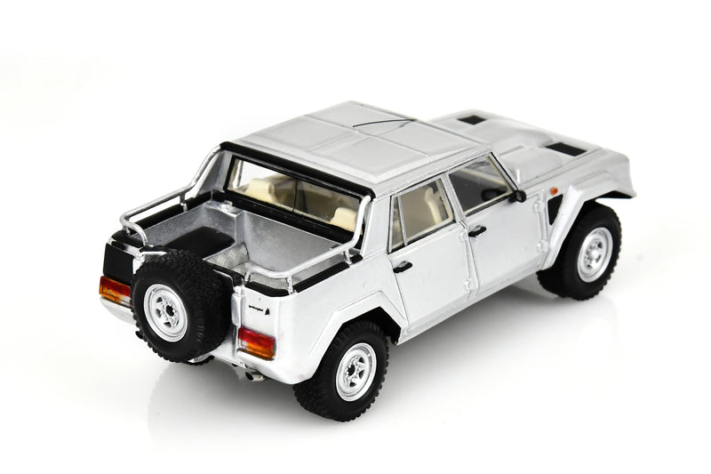 1:43 scale model Lamborghini LM002 (1986) by Spark | Rear Quarter View