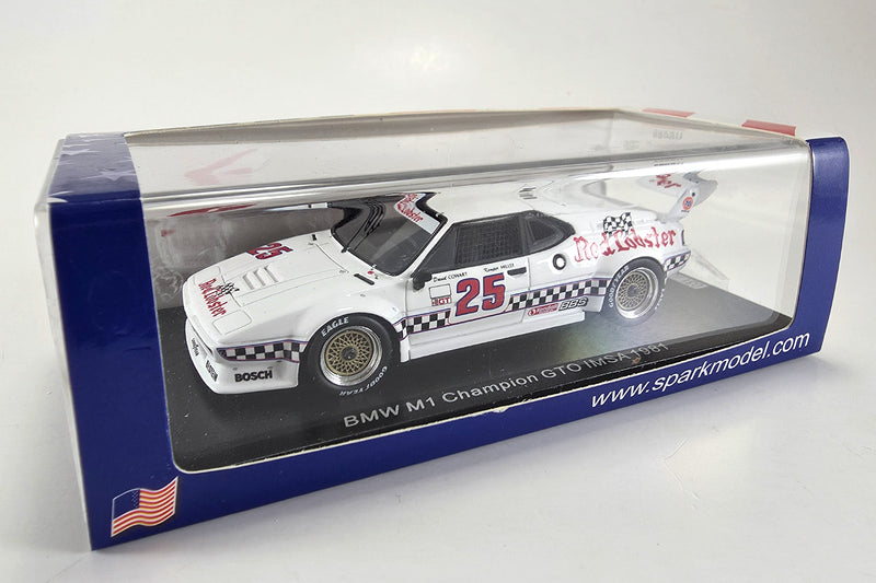 1:43 Scale BMW M1 (1981 IMSA GTO Champion) by Spark | Original Packaging