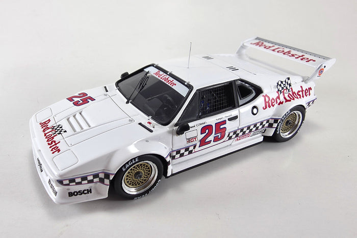 1:43 Scale BMW M1 (1981 IMSA GTO Champion) by Spark | Left Front Quarter
