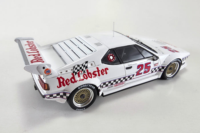 1:43 Scale BMW M1 (1981 IMSA GTO Champion) by Spark | Right Rear  Quarter