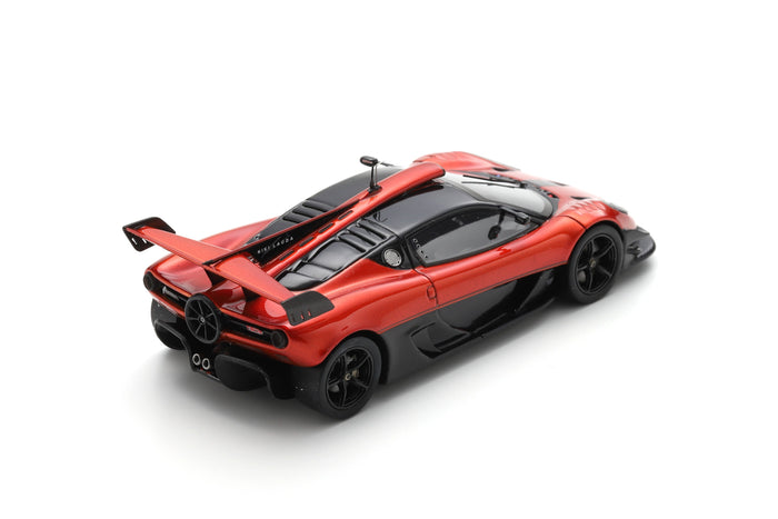 1:43 scale model Gordon Murray Automotive T.50s by Spark | Rear Quarter View