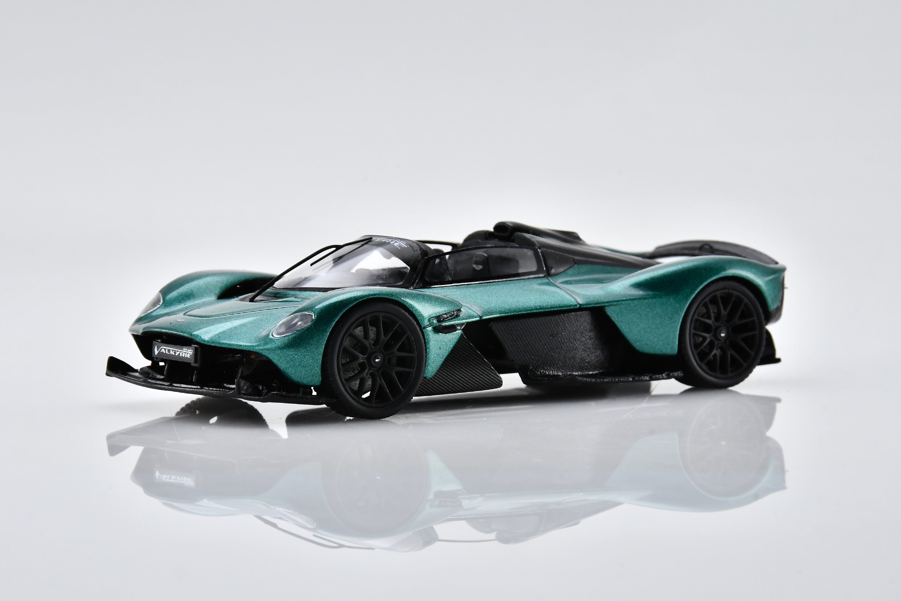 1:43 scale Aston Martin Valkyrie Spyder by Spark | Left Front Quarter