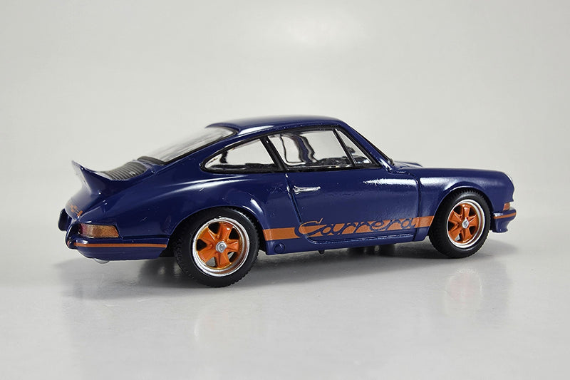 1:64 Scale Model Porsche 911 Carrera RS 2.7 (1973) by Spark | Rear Quarter