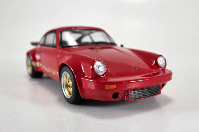1:64 Scale Model Porsche 911 Carrera RS 3.0 (1974) by Spark | Front Detail