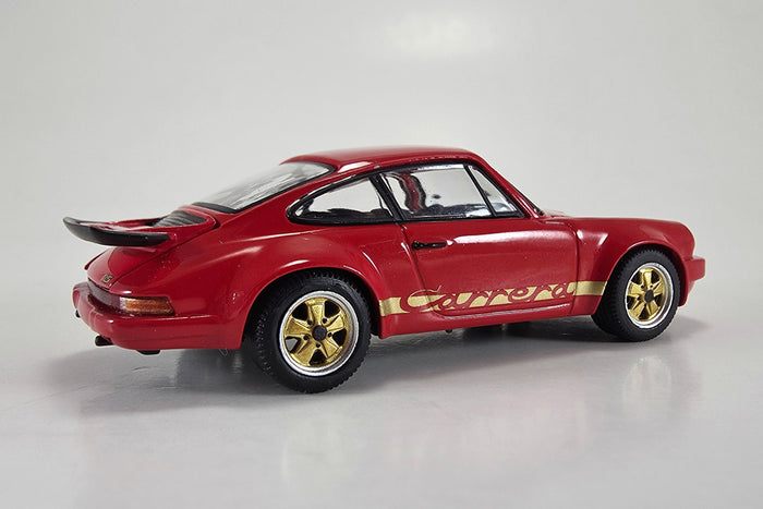1:64 Scale Model Porsche 911 Carrera RS 3.0 (1974) by Spark | Rear Quarter