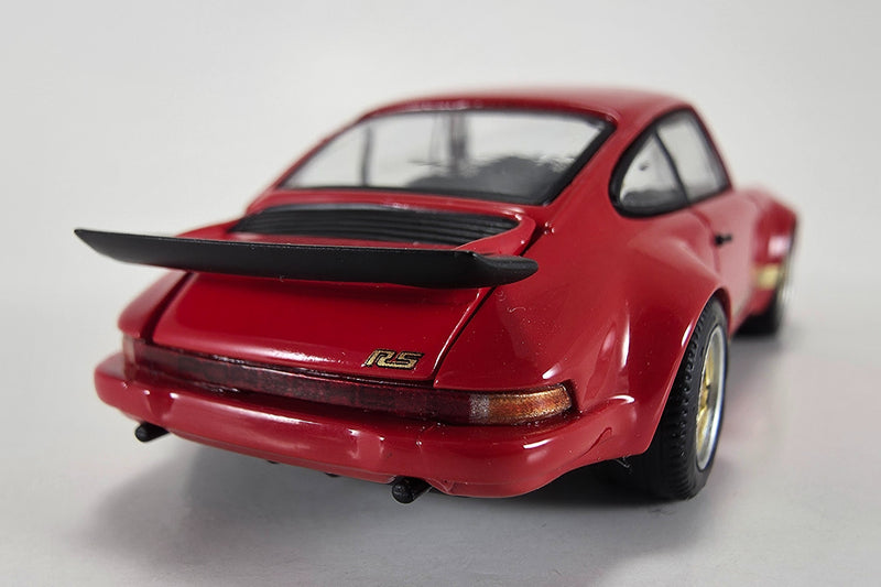 1:64 Scale Model Porsche 911 Carrera RS 3.0 (1974) by Spark | Rear Detail