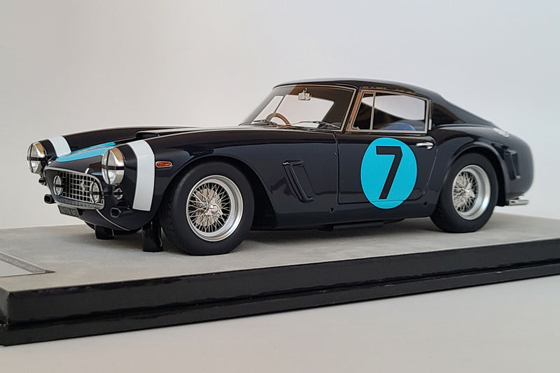 Ferrari 250GT SWB (1961 Goodwood Tourist Trophy) | 1:18 Scale Model Car by Tecnomodel | Front Quarter