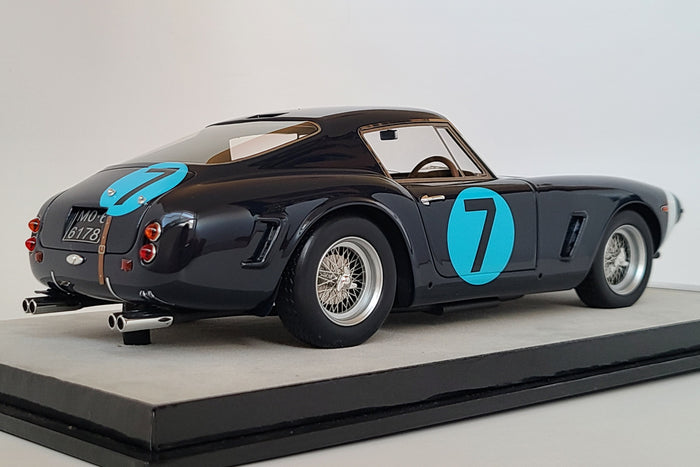 Ferrari 250GT SWB (1961 Goodwood Tourist Trophy) | 1:18 Scale Model Car by Tecnomodel | Rear Quarter