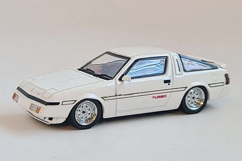 Mitsubishi Starion | 1:64 Scale Premium Diecast Model Car by Tarmac Works | Front Quarter