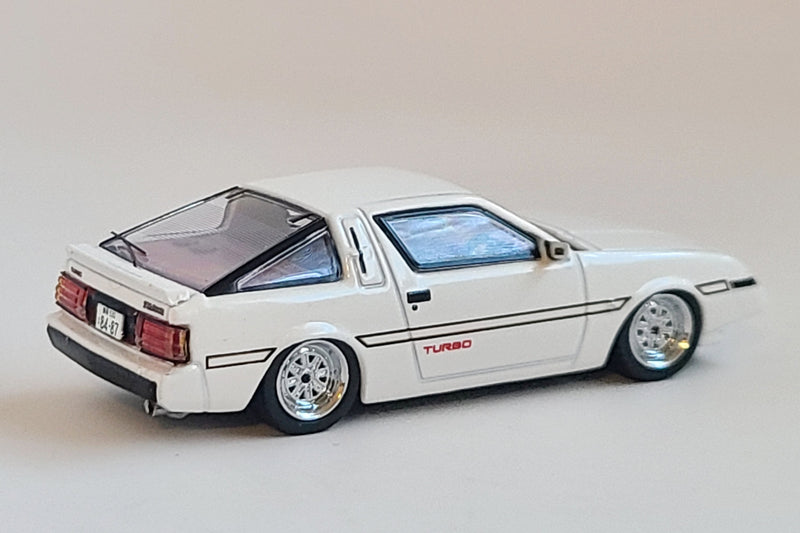 Mitsubishi Starion | 1:64 Scale Premium Diecast Model Car by Tarmac Works | Rear Quarter