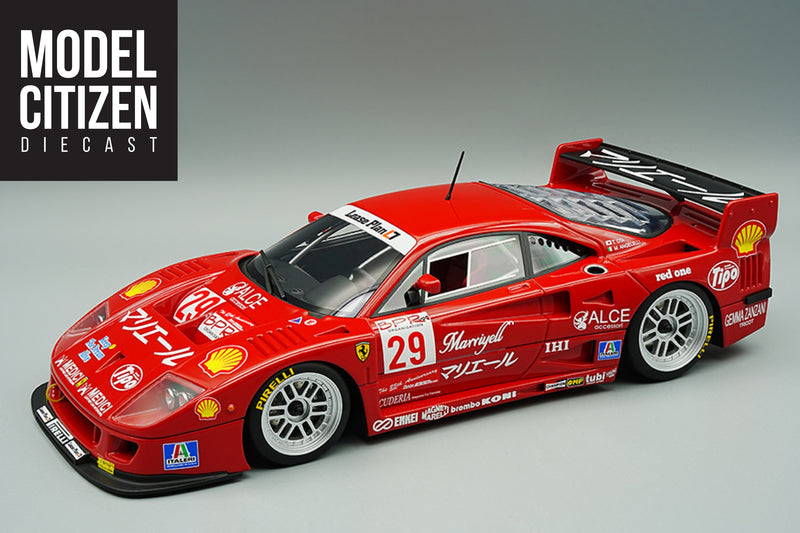 1:12 Scale Ferrari F40 LM (BPR Suzuka 1996) by Tecnomodel | Front Quarter