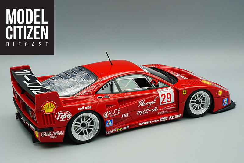 1:12 Scale Ferrari F40 LM (BPR Suzuka 1996) by Tecnomodel | Rear Quarter