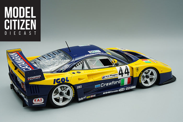 1:12 Scale Ferrari F40 LM (Igol Ennea SRL - 1996 24 Hours of Le Mans) by Tecnomodel | Rear Quarter