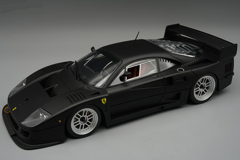 1:12 scale model Ferrari F40 LM by Tecnomodel | Matte Black Variant