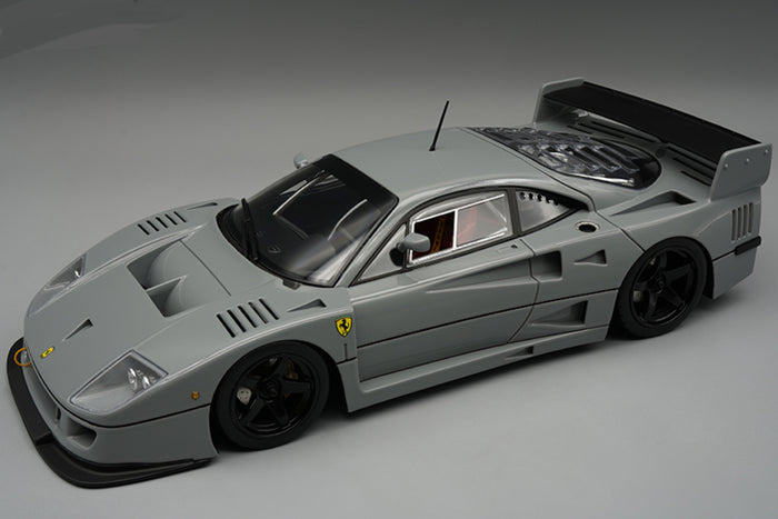 1:12 scale model Ferrari F40 LM by Tecnomodel | Grigio Medio (Grey) Variant