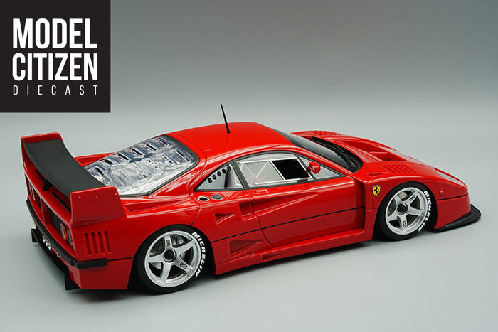 1:12 Scale Ferrari F40 LM (Presentation Version) by Tecnomodel | Rear Quarter
