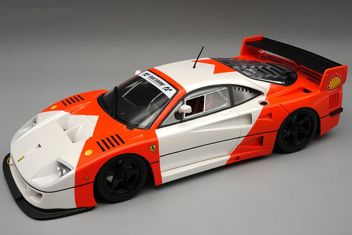 1:12 scale model Ferrari F40 LM by Tecnomodel | Red & White Variant