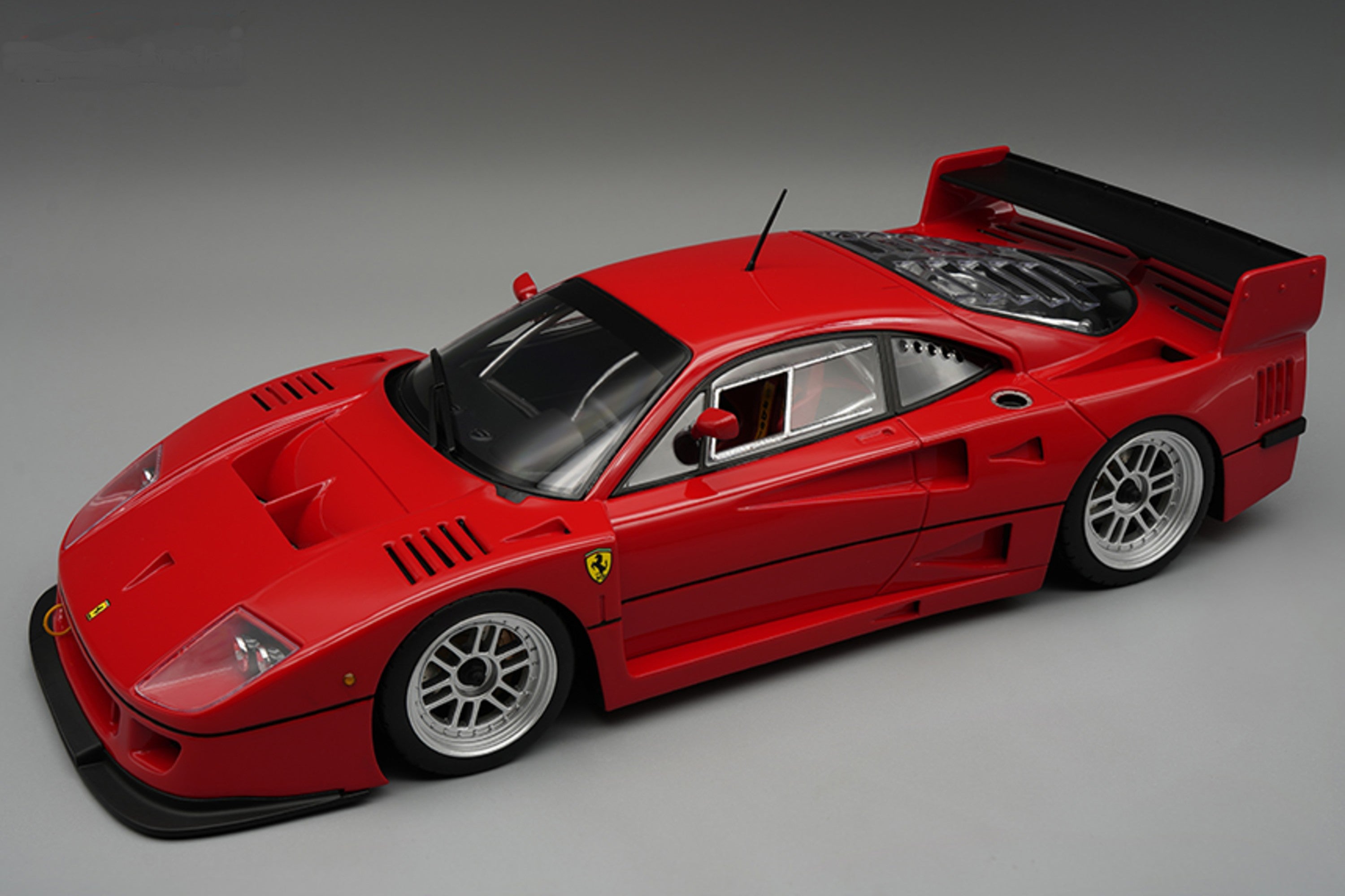 1:12 scale model Ferrari F40 LM by Tecnomodel | Front Quarter View
