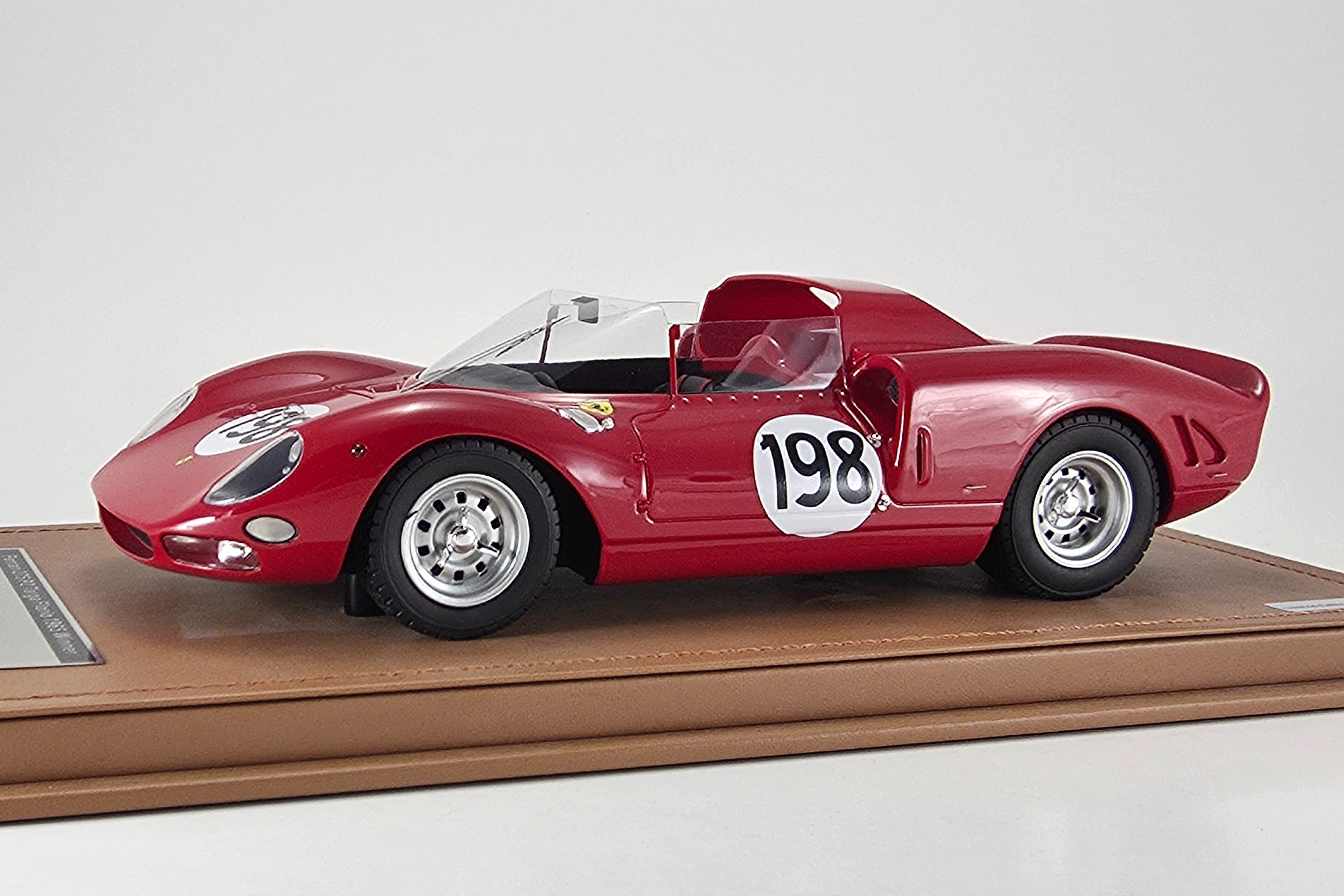 Ferrari 275P2 (1965 Targa Florio Winner) | 1:18 Scale Model Car by Tecnomodel | Front Quarter
