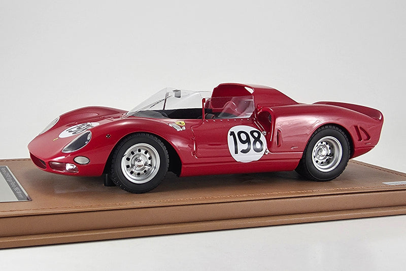 Ferrari 275P2 (1965 Targa Florio Winner) | 1:18 Scale Model Car by Tecnomodel | Front Quarter
