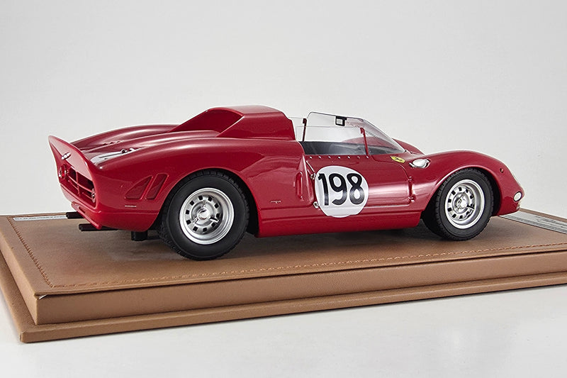 Ferrari 275P2 (1965 Targa Florio Winner) | 1:18 Scale Model Car by Tecnomodel | Rear Quarter