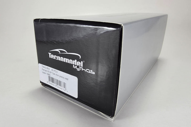 1:43 scale Ferrari 612P Can Am (1969 Press Version) by Tecnomodel | Outer Box