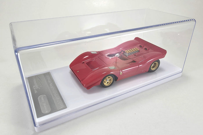 1:43 scale Ferrari 612P Can Am (1969 Press Version) by Tecnomodel | Display Case