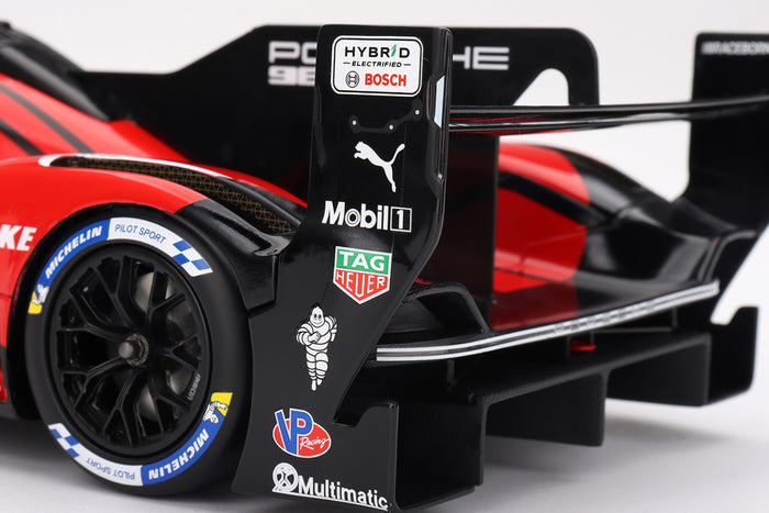 1:18 Scale Model Porsche 963 (2024 Daytona 24 Hours Winner) by TopSpeed | Rear Detail