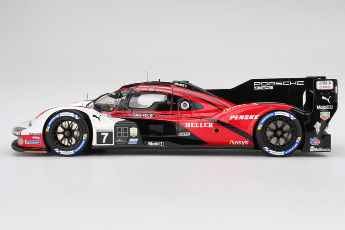 1:18 Scale Model Porsche 963 (2024 Daytona 24 Hours Winner) by TopSpeed | Side View