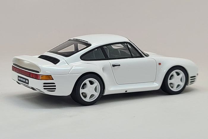 Porsche 959 Sport | 1:43 Scale Model Car by TSM | White Variant Rear