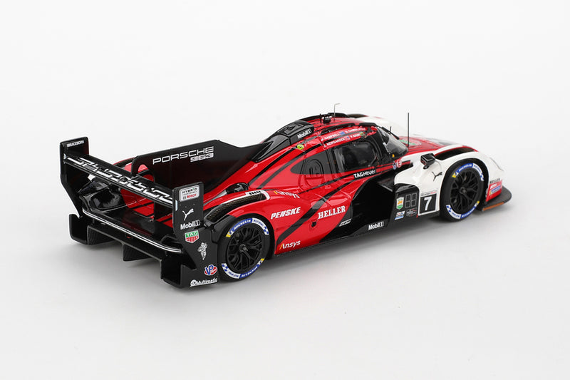1:43 scale model Porsche 963 (2024 Daytona 24 Hours Winner) by TSM | Rear Quarter View