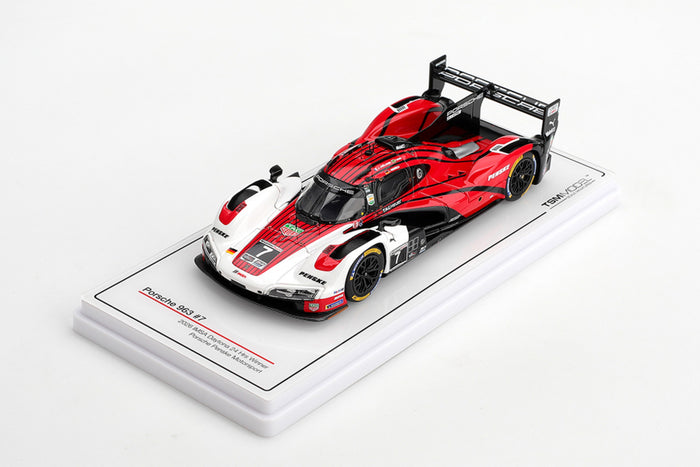 1:43 scale model Porsche 963 (2026 Daytona 24 Hours Winner) by TSM | Display Base
