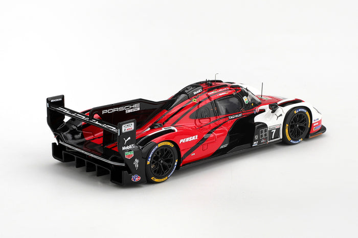 1:43 scale model Porsche 963 (2026 Daytona 24 Hours Winner) by TSM | Rear Quarter View