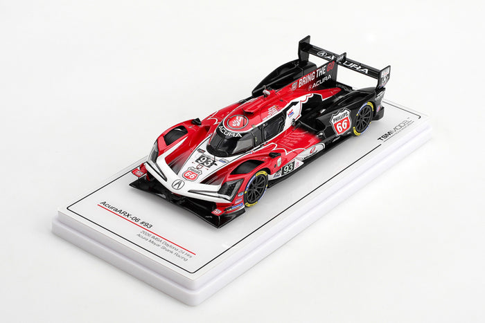 1:43 scale model Acura ARX-06 (#93 Meyer Shank Racing 2026 Daytona 24 Hours) by TSM | Display Base