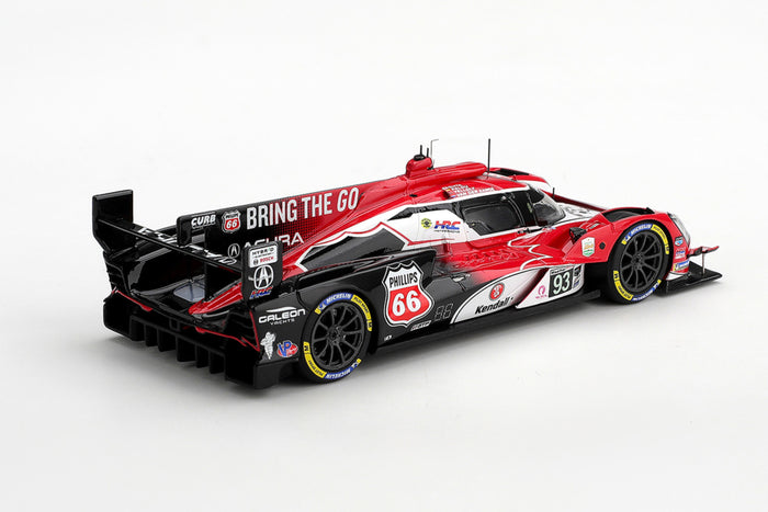 1:43 scale model Acura ARX-06 (#93 Meyer Shank Racing 2026 Daytona 24 Hours) by TSM | Rear Quarter View