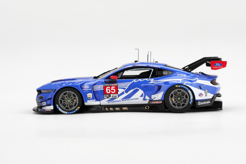 1:43 scale model Ford Mustang GT3 (2026 Daytona 24 Hours #65) by TSM | Side View