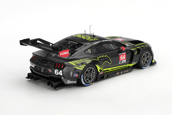 1:43 scale model Ford Mustang GT3 (2025 IMSA VIR #64) by TSM | Rear Quarter View