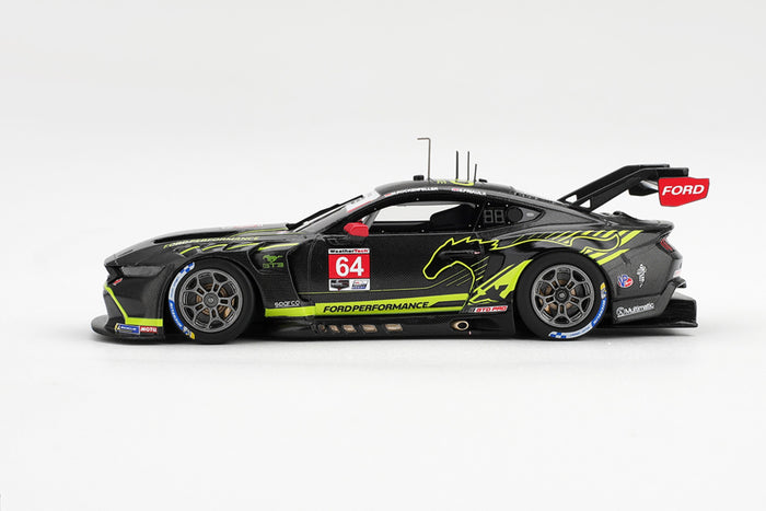 1:43 scale model Ford Mustang GT3 (2025 IMSA VIR #64) by TSM | Side View