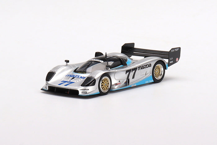 1:43 Scale Model Mazda RX-792P (1992 IMSA GTP Watkins Glen) by TSM | Front Quarter
