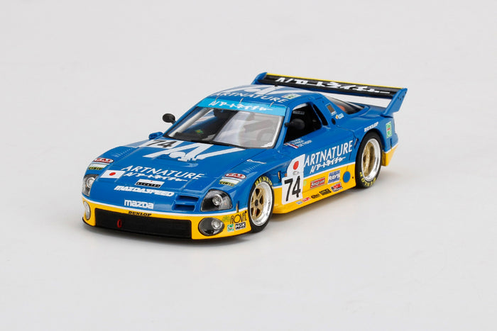 1:43 Scale Mazda RX-7 (Team Artnature, 1994 Le Mans) by TSM | Front Quarter