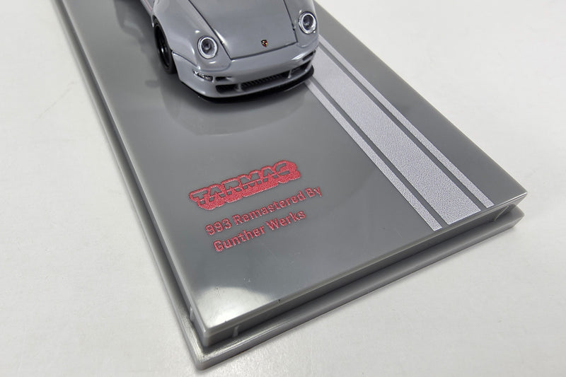 1:64 scale diecast Porsche 993 Remastered by Gunther Werks | Tarmac Works | Display Base