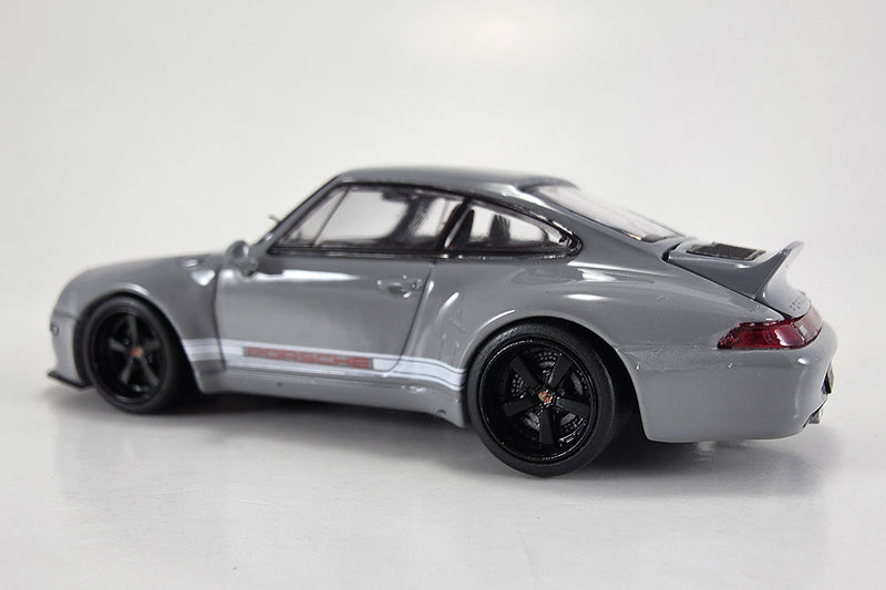 1:64 scale diecast Porsche 993 Remastered by Gunther Werks | Tarmac Works | Left Rear Quarter