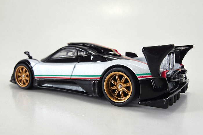 1:64 scale diecast Pagani Zonda R by Tarmac Works | Left Rear Quarter