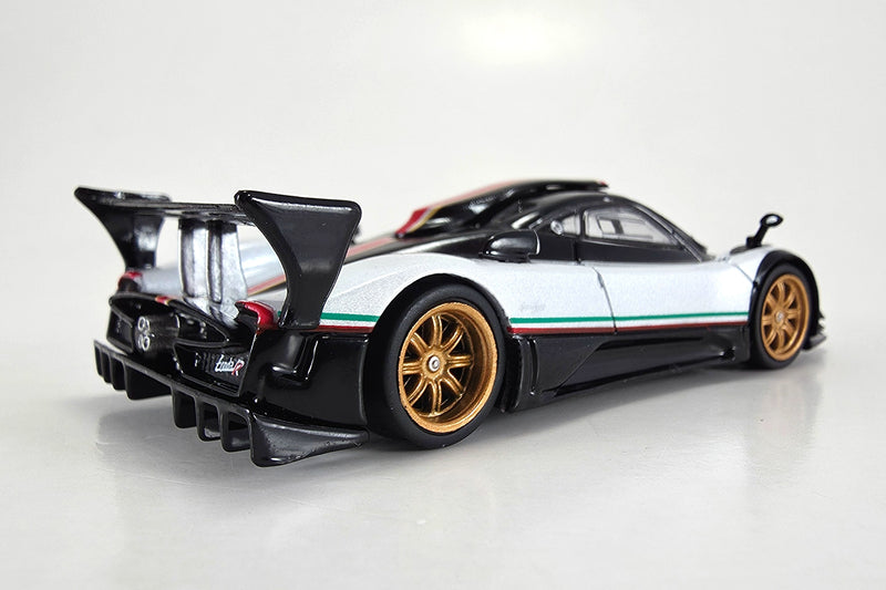 1:64 scale diecast Pagani Zonda R by Tarmac Works | Right Rear Quarter