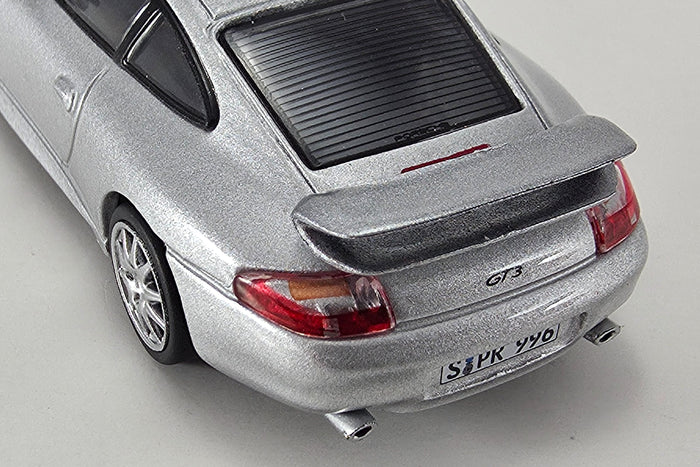 Porsche 996 GT3 | 1:64 Scale Model Car by Tarmac Works | Rear Detail