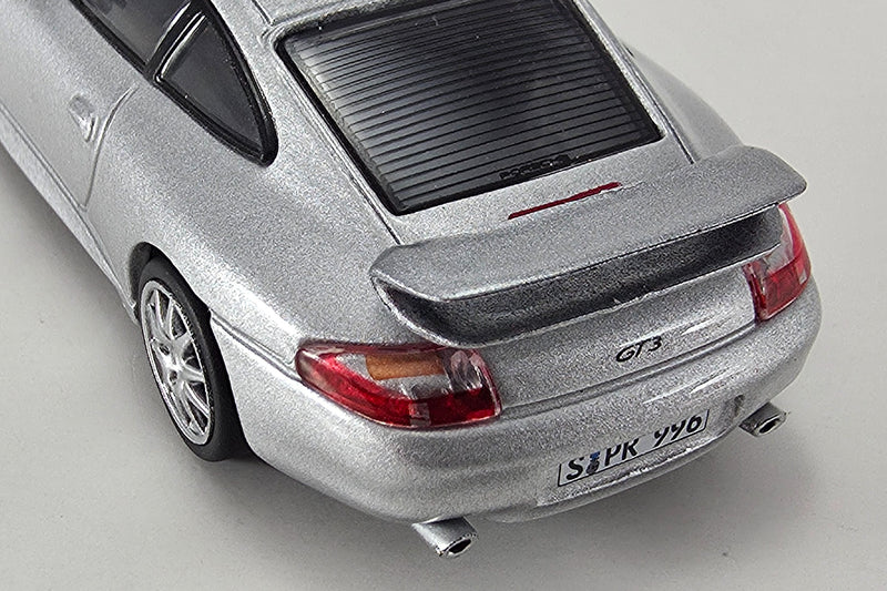 Porsche 996 GT3 | 1:64 Scale Model Car by Tarmac Works | Rear Detail
