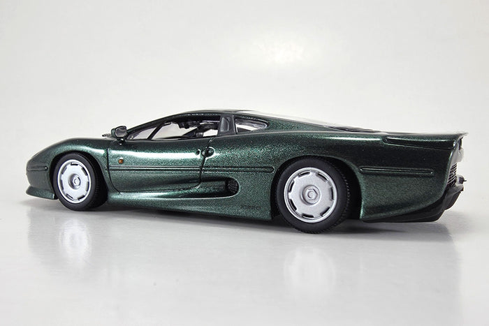 1:43 scale diecast Jaguar XJ220 by Maxichamps | Left Rear Quarter