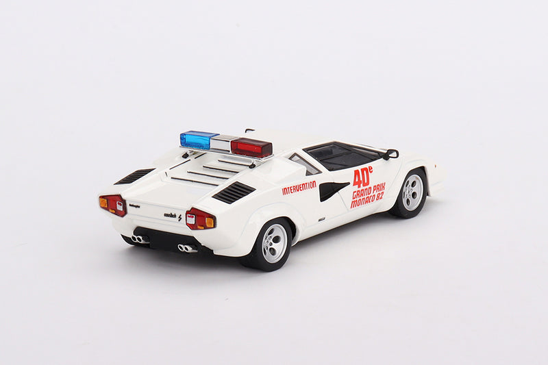 Lamborghini Countach (1982 Monaco GP Pace Car) | 1:43 Scale Model Car by TSM | Rear Quarter