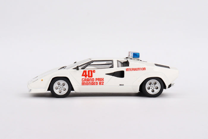 Lamborghini Countach (1982 Monaco GP Pace Car) | 1:43 Scale Model Car by TSM | Side View